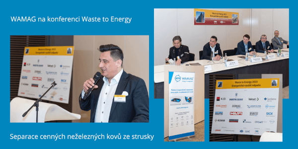 Magnetická separace na konferenci Waste to Energy 2023