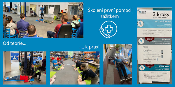 Pravidelné školení první pomoci zážitkem