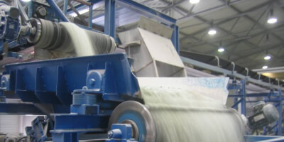 Drum magnet separator - glass recycling